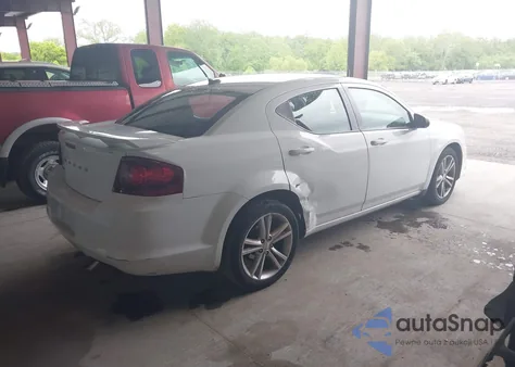 2014 Dodge Avenger Se из США, поврежденный, VIN 1C3CDZAB2EN184104